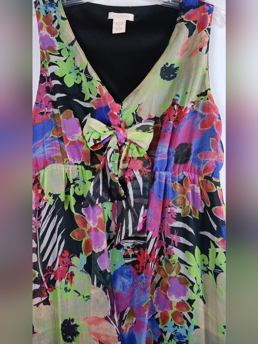Floral Tiered Maxi Dress in Multi-Color